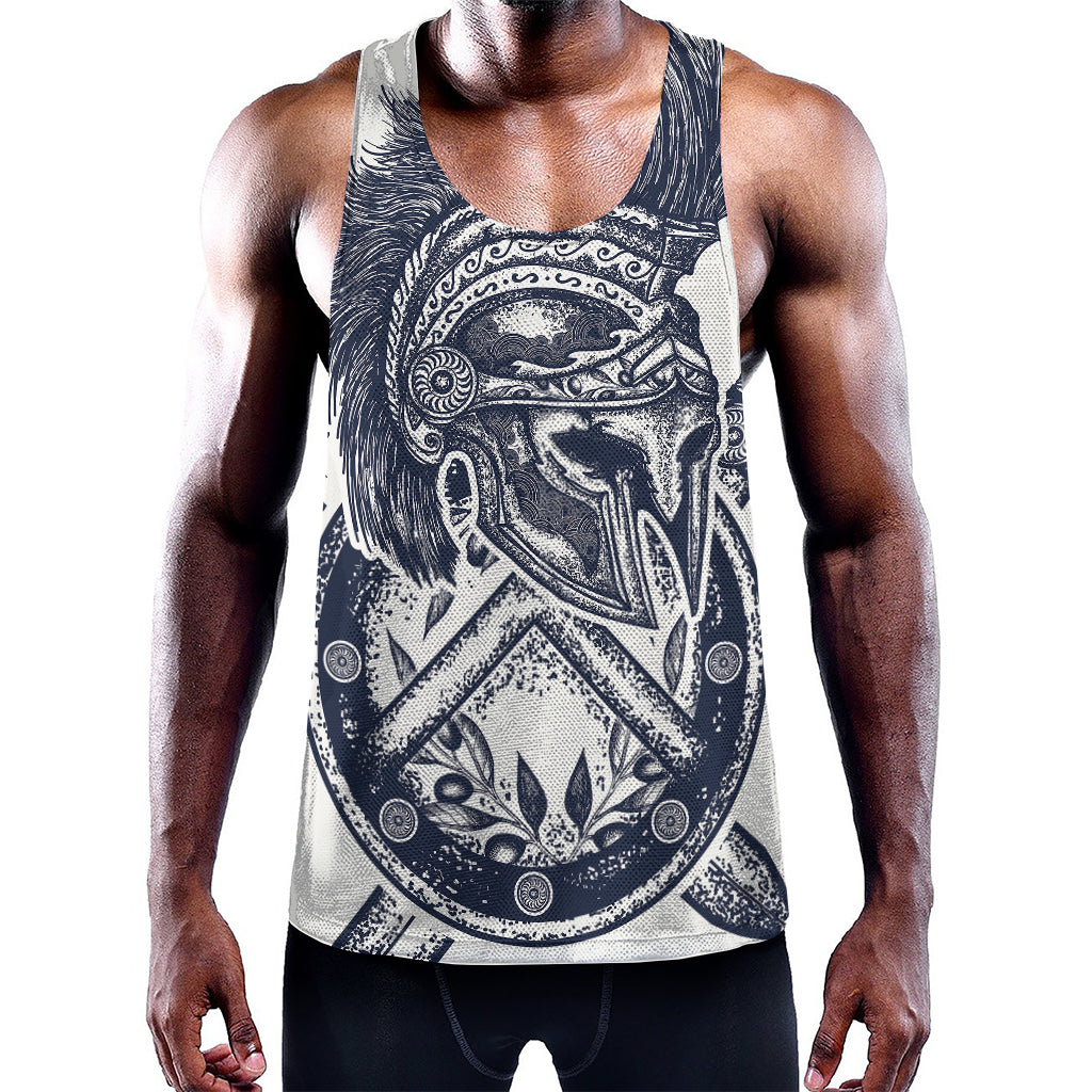 Ancient Spartan Print Training Tank Top