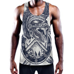 Ancient Spartan Print Training Tank Top