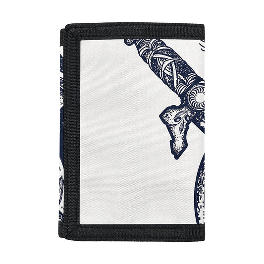 Ancient Spartan Print Trifold Wallet