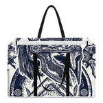 Ancient Spartan Print Utility Tote Bag