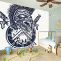 Ancient Spartan Print Wall Sticker