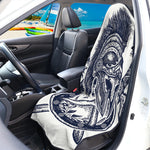 Ancient Spartan Print Waterproof Car Seat Cover