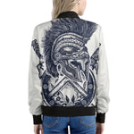 Ancient Spartan Print Women's Bomber Jacket