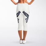 Ancient Spartan Print Women's Capri Leggings