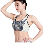 Ancient Spartan Print Women's Sports Bra