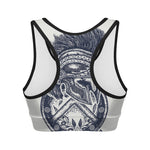 Ancient Spartan Print Women's Sports Bra