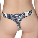Ancient Spartan Print Women's Thong