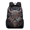 Ancient Viking Norse God Odin Print 17 Inch Backpack
