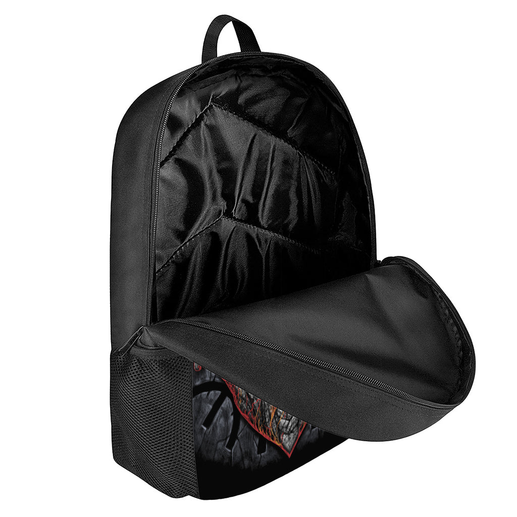 Ancient Viking Norse God Odin Print 17 Inch Backpack