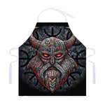 Ancient Viking Norse God Odin Print Adjustable Apron