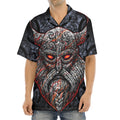 Ancient Viking Norse God Odin Print Aloha Shirt