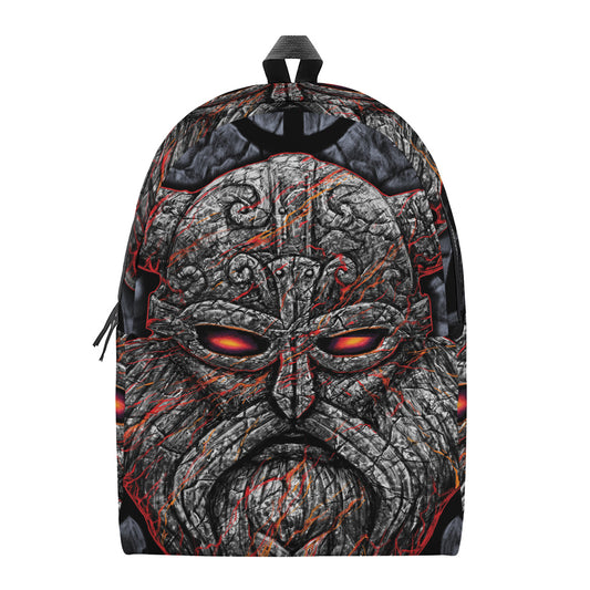 Ancient Viking Norse God Odin Print Backpack