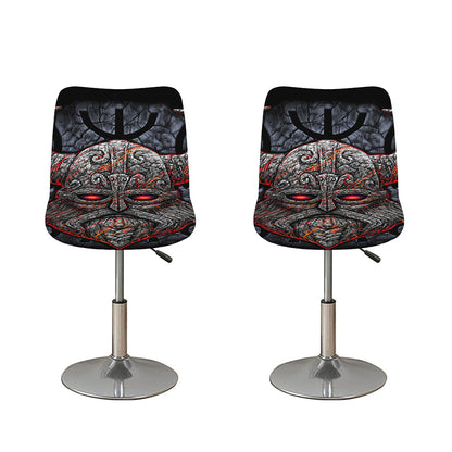 Ancient Viking Norse God Odin Print Bar Stool Covers
