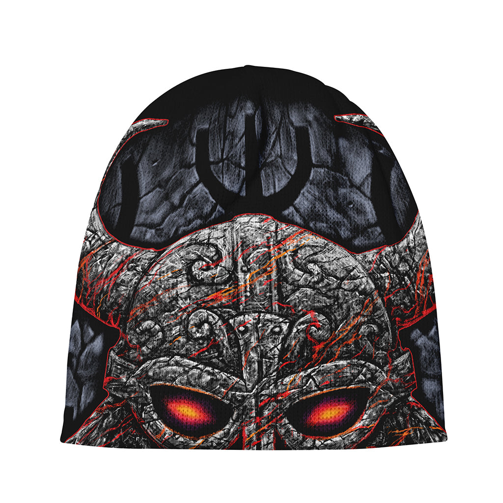 Ancient Viking Norse God Odin Print Beanie