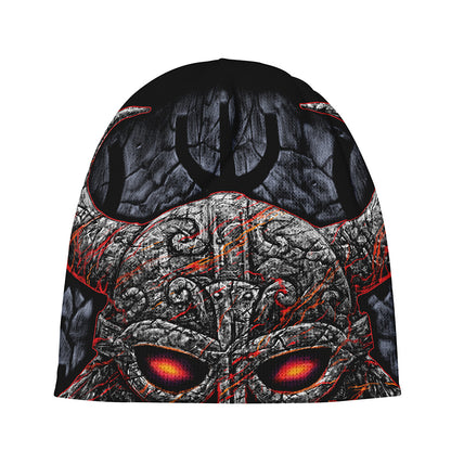 Ancient Viking Norse God Odin Print Beanie