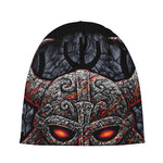 Ancient Viking Norse God Odin Print Beanie