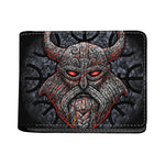 Ancient Viking Norse God Odin Print Bifold Wallet