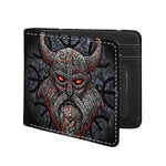 Ancient Viking Norse God Odin Print Bifold Wallet