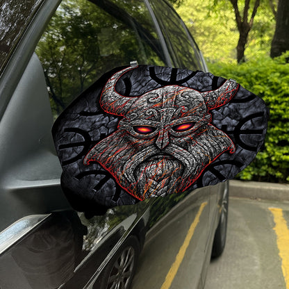 Ancient Viking Norse God Odin Print Car Side Mirror Covers