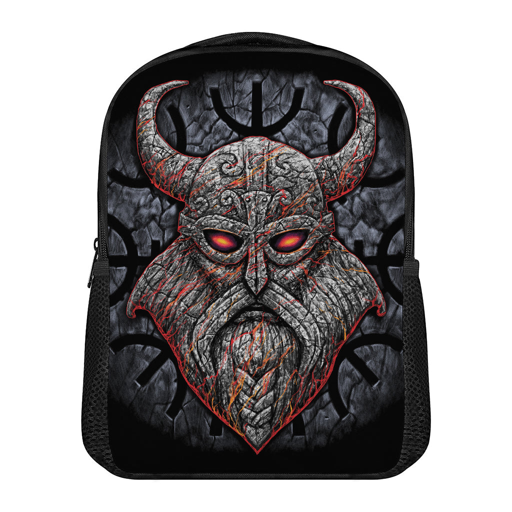 Ancient Viking Norse God Odin Print Casual Backpack