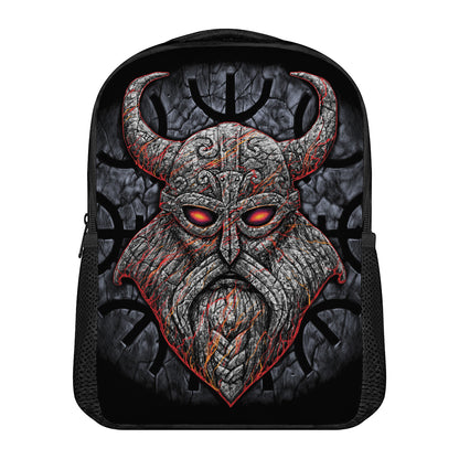Ancient Viking Norse God Odin Print Casual Backpack
