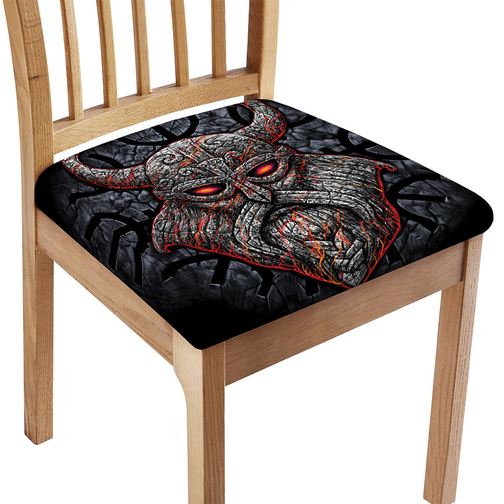 Ancient Viking Norse God Odin Print Chair Cushion Cover