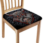 Ancient Viking Norse God Odin Print Chair Cushion Cover