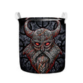 Ancient Viking Norse God Odin Print Collapsible Laundry Basket