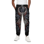 Ancient Viking Norse God Odin Print Cotton Pants
