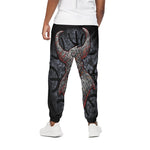 Ancient Viking Norse God Odin Print Cotton Pants