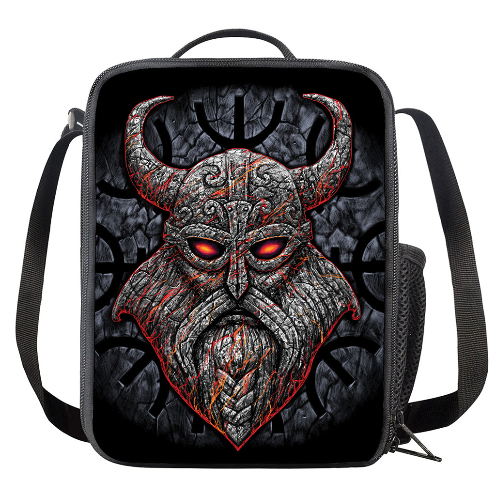 Ancient Viking Norse God Odin Print Crossbody Lunch Bag