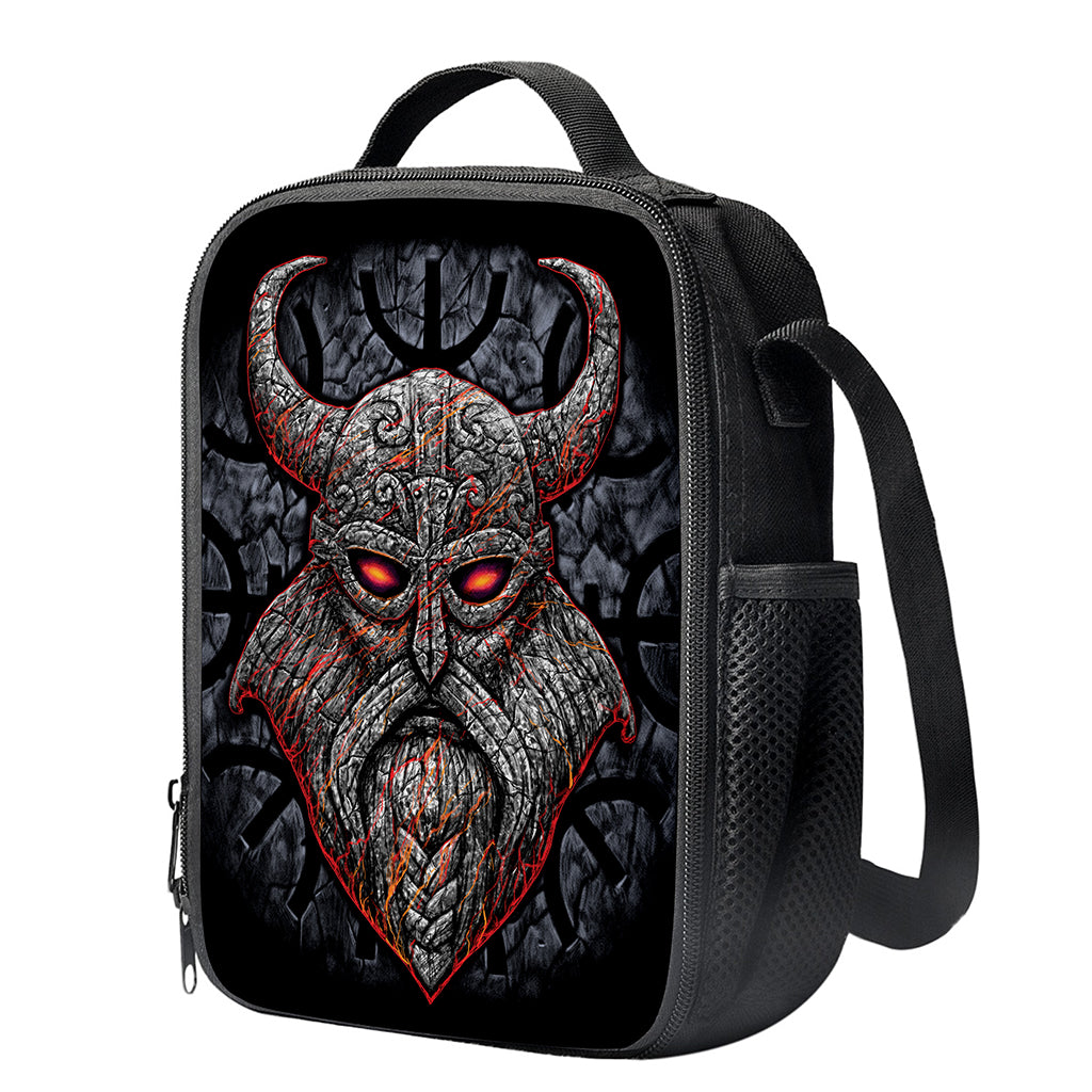 Ancient Viking Norse God Odin Print Crossbody Lunch Bag