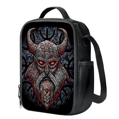 Ancient Viking Norse God Odin Print Crossbody Lunch Bag