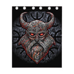 Ancient Viking Norse God Odin Print Curtain