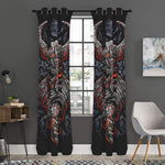 Ancient Viking Norse God Odin Print Curtain