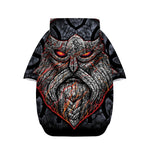 Ancient Viking Norse God Odin Print Dog Zip Up Hoodie