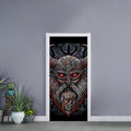 Ancient Viking Norse God Odin Print Door Sticker