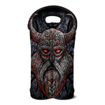 Ancient Viking Norse God Odin Print Double Neoprene Wine Tote