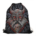 Ancient Viking Norse God Odin Print Drawstring Bag