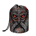 Ancient Viking Norse God Odin Print Drawstring Makeup Bag