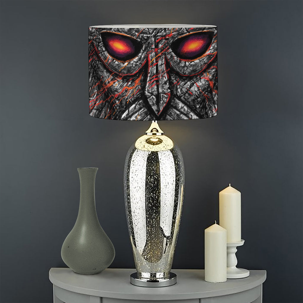 Ancient Viking Norse God Odin Print Drum Lamp Shade