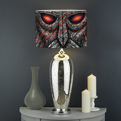 Ancient Viking Norse God Odin Print Drum Lamp Shade