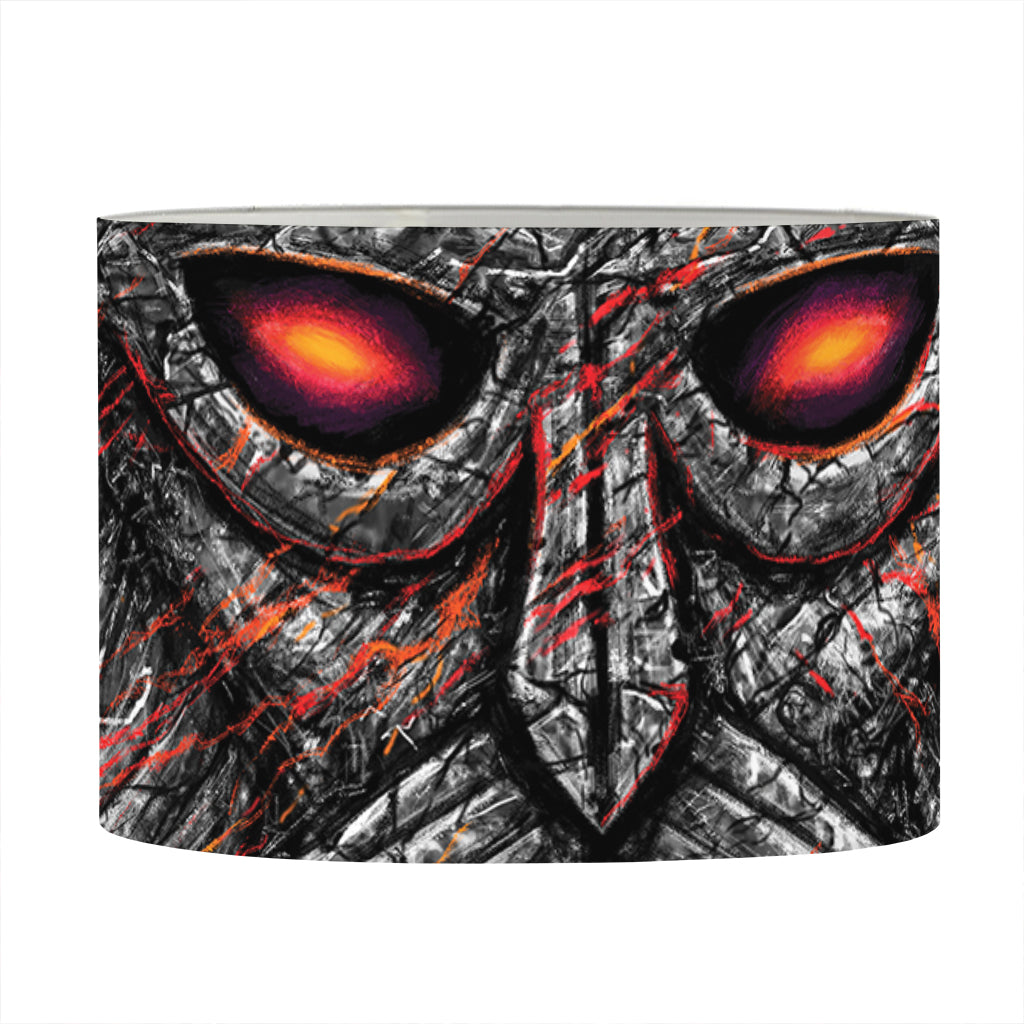 Ancient Viking Norse God Odin Print Drum Lamp Shade