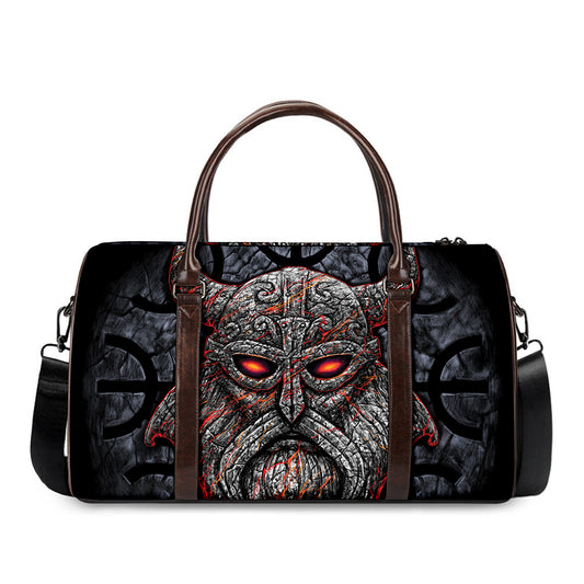 Ancient Viking Norse God Odin Print Duffle Bag