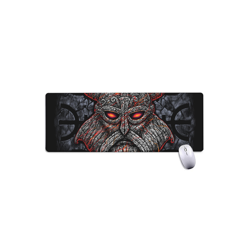 Ancient Viking Norse God Odin Print Extended Mouse Pad