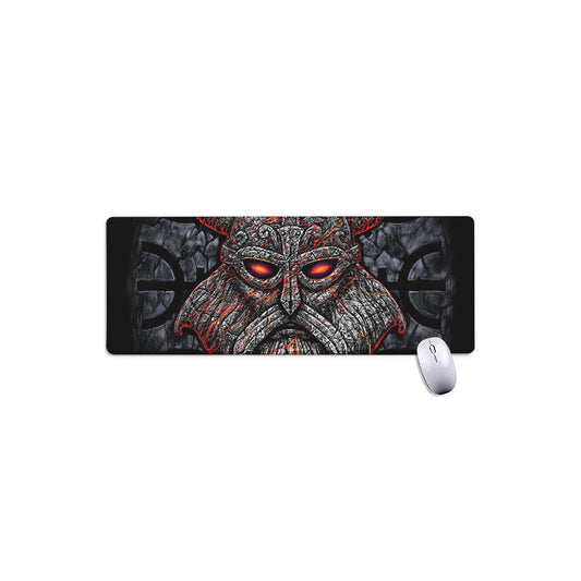 Ancient Viking Norse God Odin Print Extended Mouse Pad