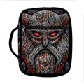 Ancient Viking Norse God Odin Print Front Pocket Bible Bag