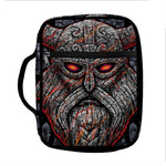 Ancient Viking Norse God Odin Print Front Pocket Bible Bag
