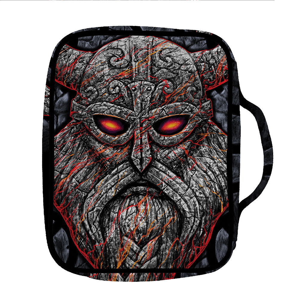 Ancient Viking Norse God Odin Print Front Pocket Bible Bag