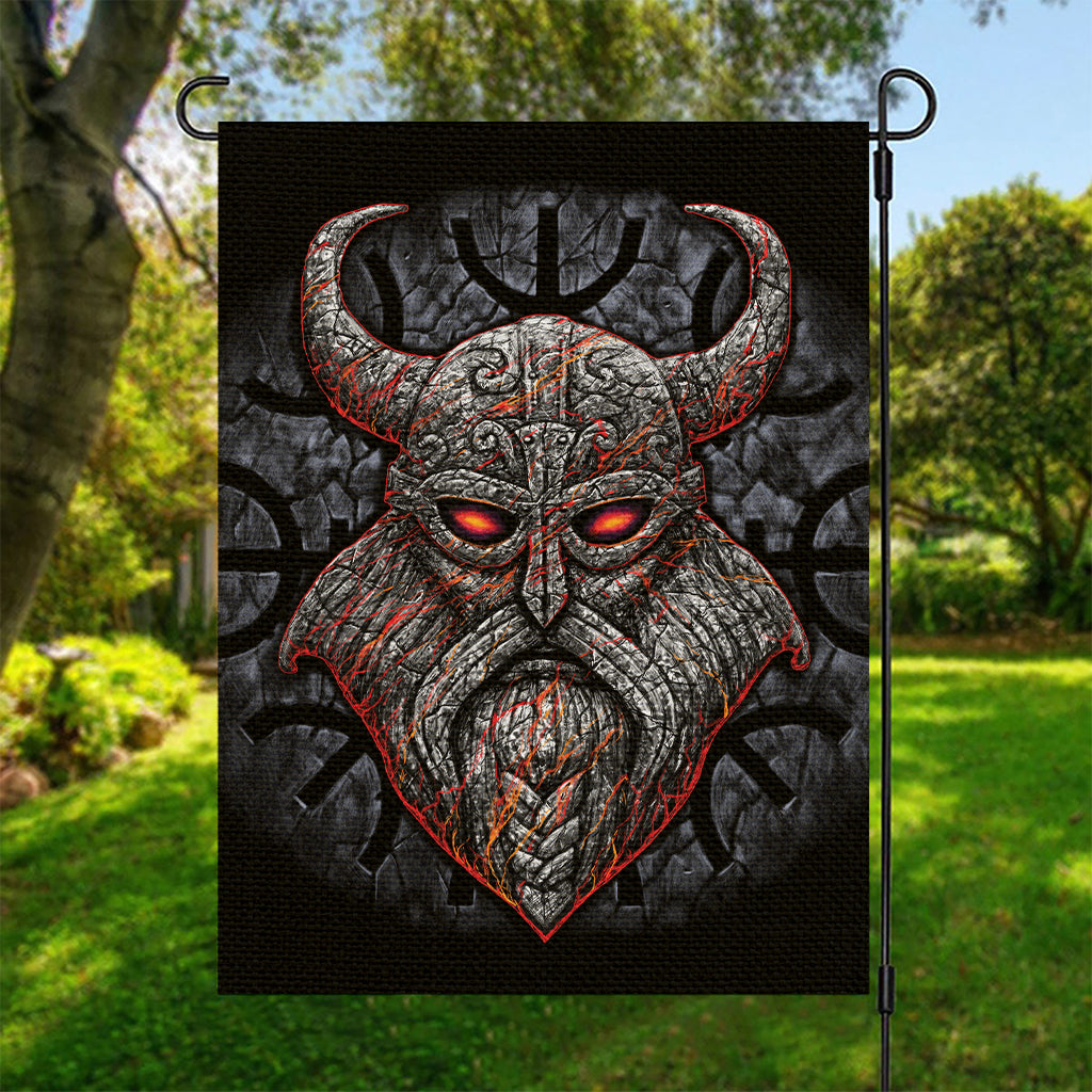 Ancient Viking Norse God Odin Print Garden Flag
